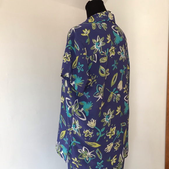 Sigrid Olson Sport Blue Floral 2 Piece Set Size M - Picture 5 of 10